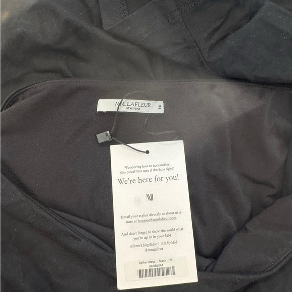 MM. Lafleur - NWT The Keiko Stretch Ruched Midi Dress Sz M - Picture 7 of 8